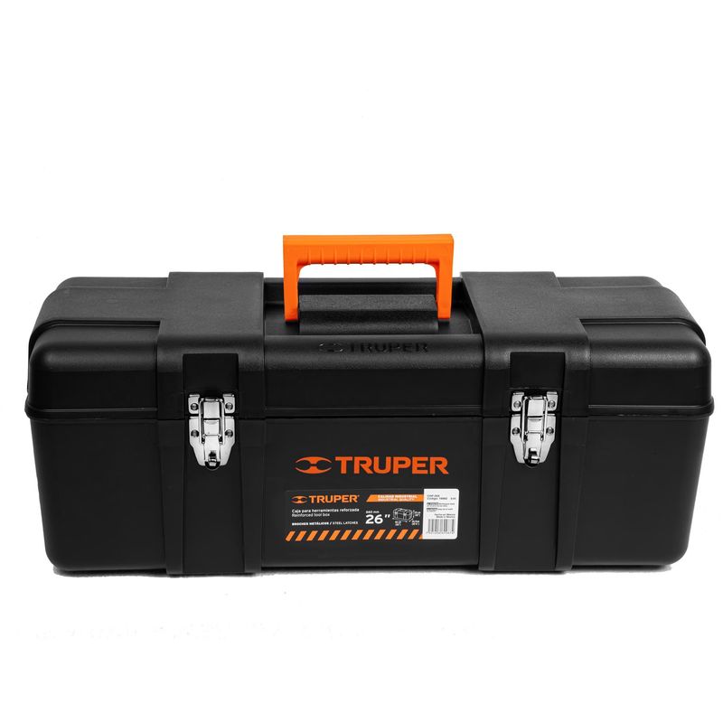 TRUPER - Caja De Herramientas Industrial De 66 Cm Con Charola Truper