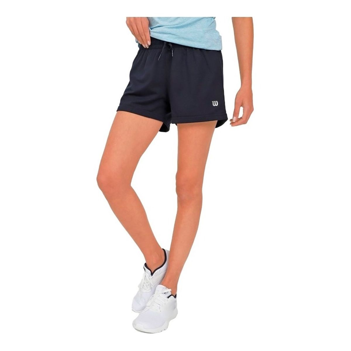 WILSON - Pantaloneta Deportiva Mujer Wilson French Terry 98334 Azul.
