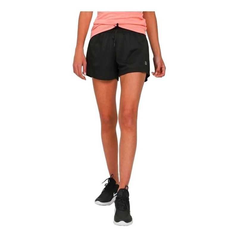 WILSON - Pantaloneta Deportiva Mujer Wilson French Terry 98334 Negro.