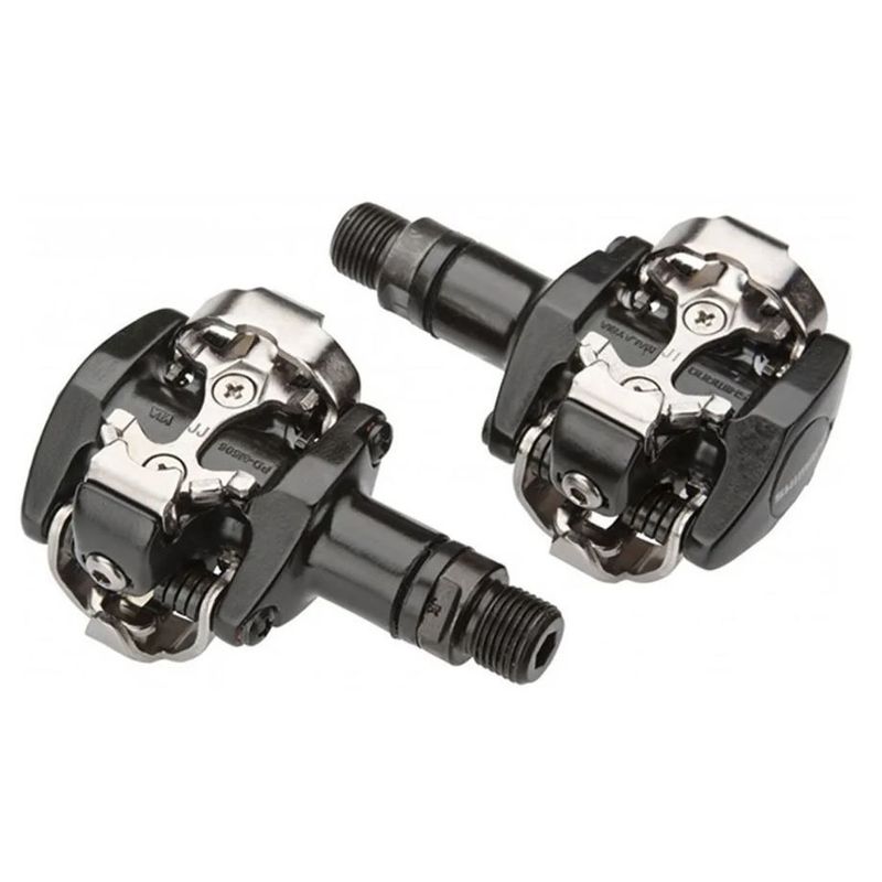SHIMANO - Pedales Shimano Clipless PD-M505 Bicicleta MTB Calas Chocles