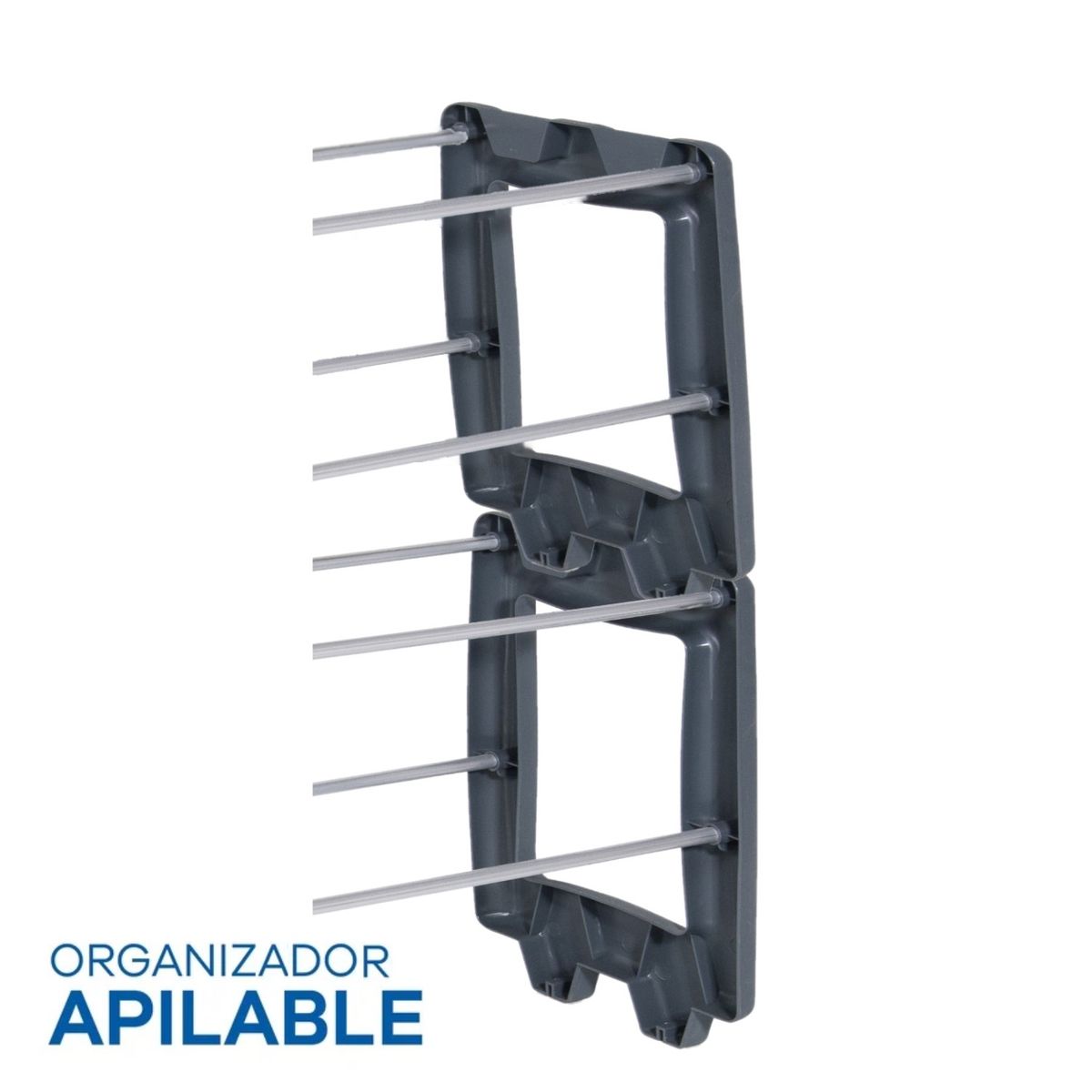 ESSENZA - Organizador de Zapatos 2 Niveles Gris Oscuro - ESSENZA