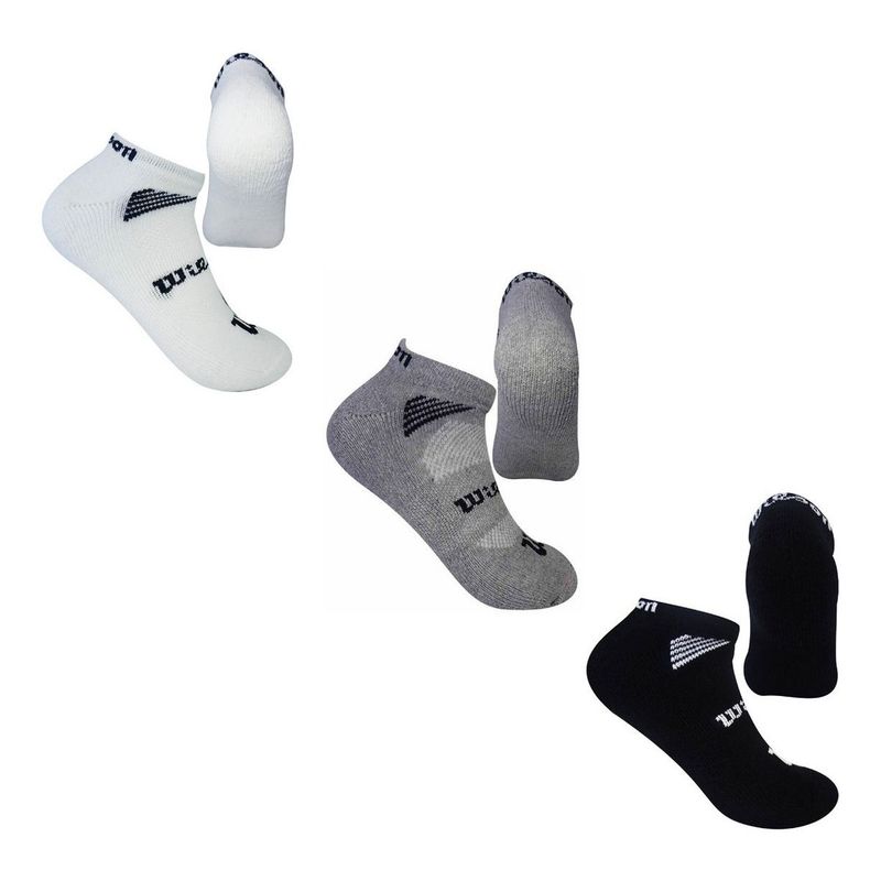 WILSON - 3 Pares Medias Tobilleras Deportivas Unisex Wilson
