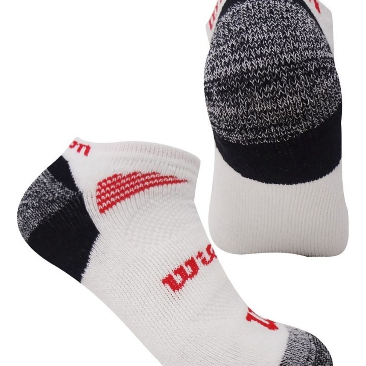 WILSON - 3 Pares Medias Tobilleras Talon Wilson Calcetin Hombre Mujer