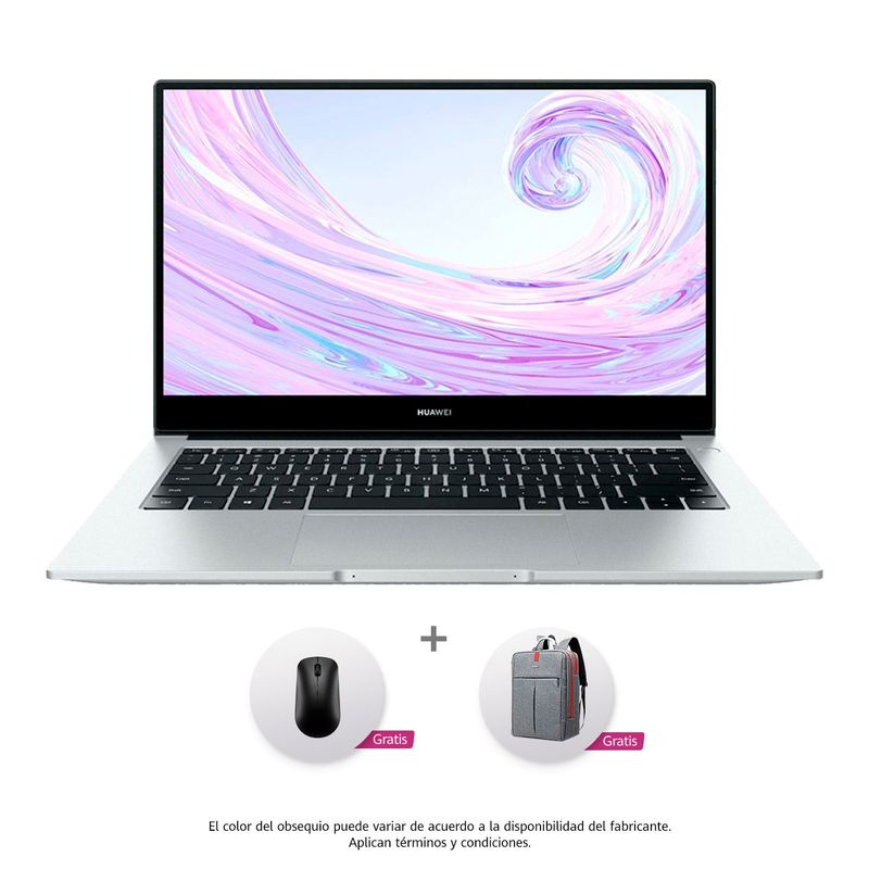 HUAWEI - Portátil Huawei Matebook 14 Pulgadas Amd Ryzen 5 8Gb 512Gb + Morral + Mouse