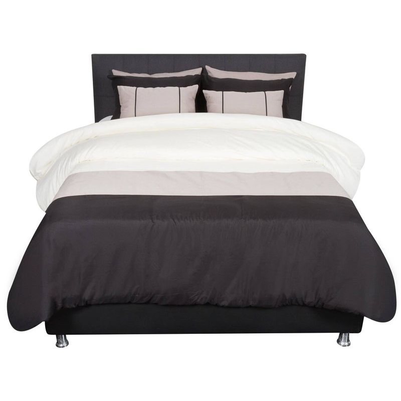 PLUMA HOME - Duvet para plumón arena doble microfibra.