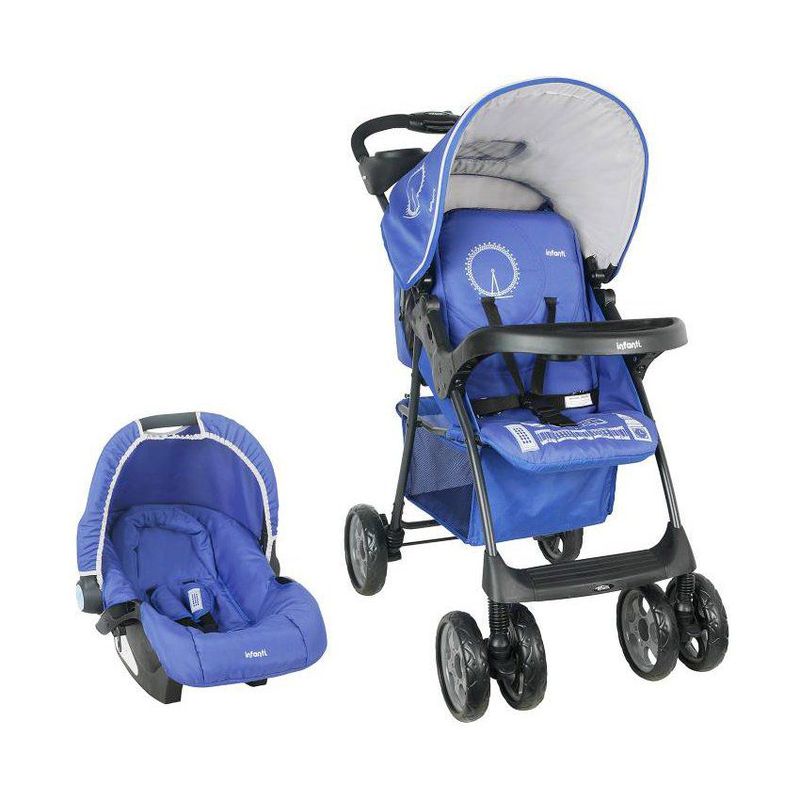 INFANTI - Coche infanti  Travel System KEI E16 London  Blue