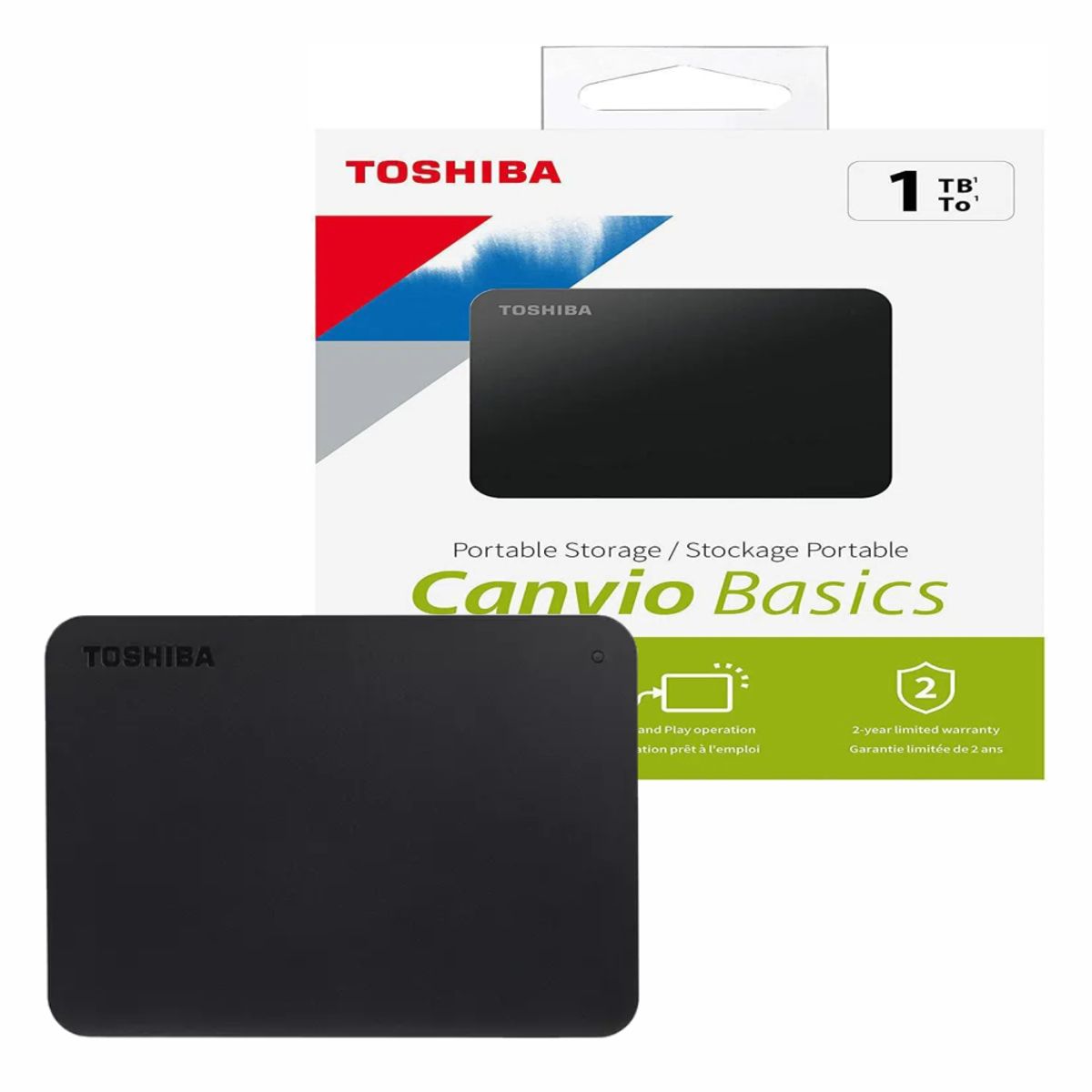 GENERICO - Disco Duro Extraible Portatil Toshiba 1tb