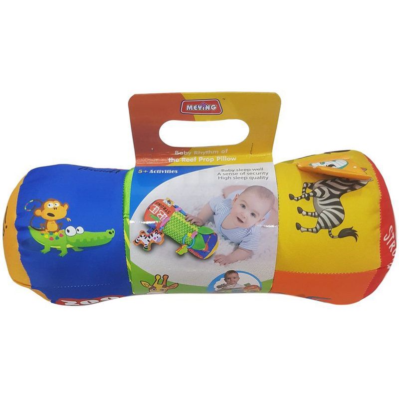 KIDSHOP - Rodillo Para Gateo Bebe Con Cascabel Estimulación Bebe Verde