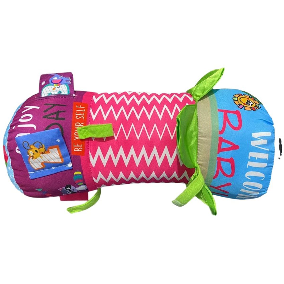 KIDSHOP - Rodillo Para Gateo Con Cascabel Estimulación 02355C Rosa