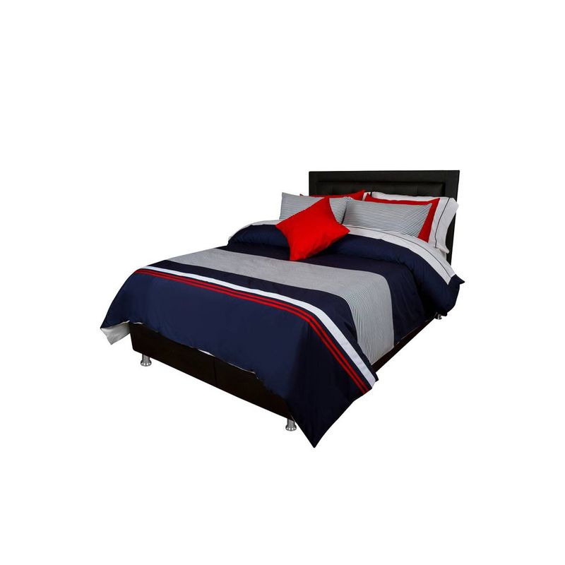 PLUMA HOME - Duvet  funda para plumón tommy con fundas 70x50 y  cojines.
