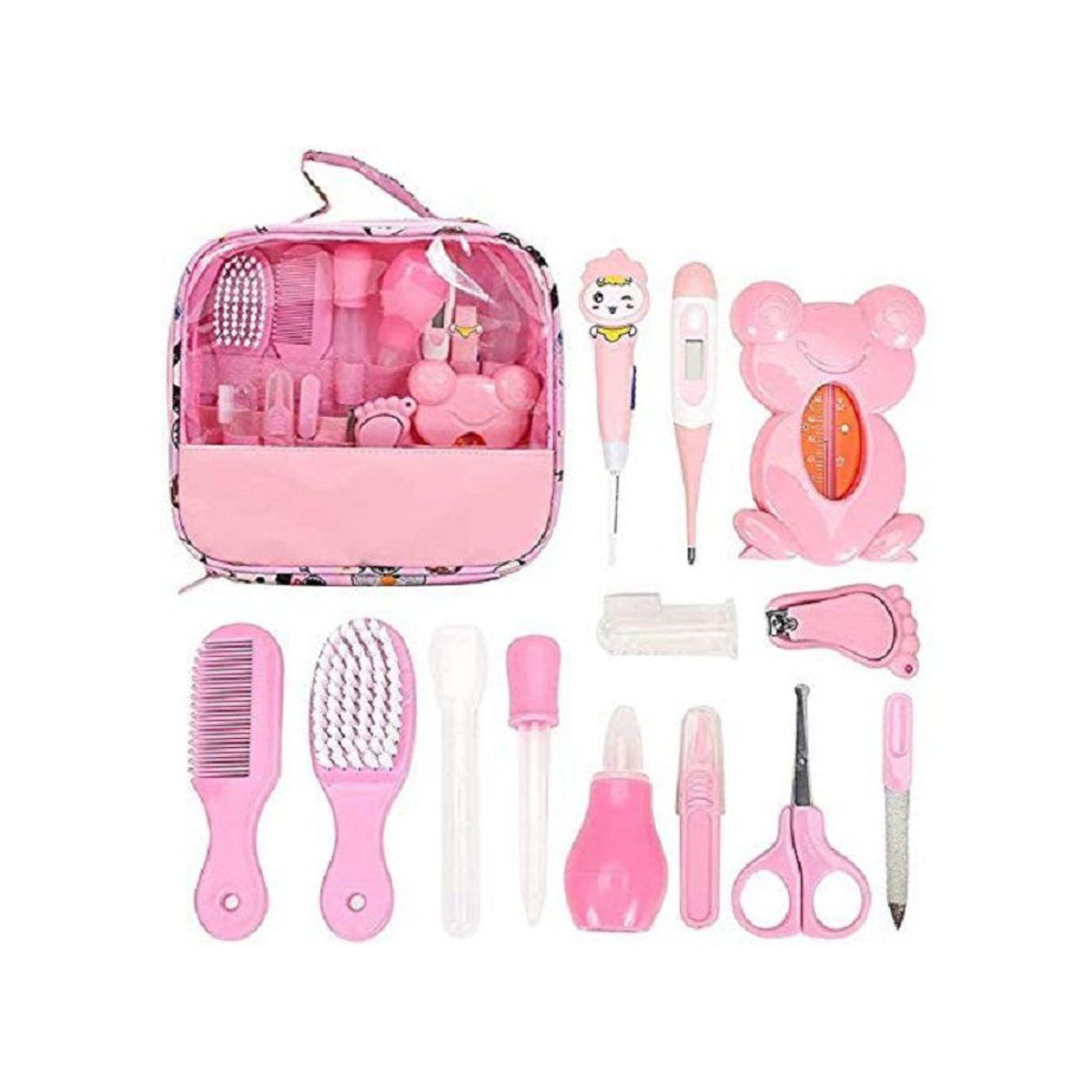 KIDSHOP - Kit De Aseo Cuidado Personal 14 Piezas Z03-601 Rosa