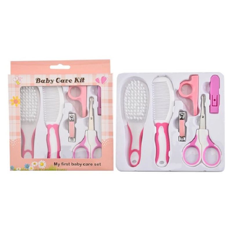 KIDSHOP - Set de aseo personal niña 6 piezas rosado