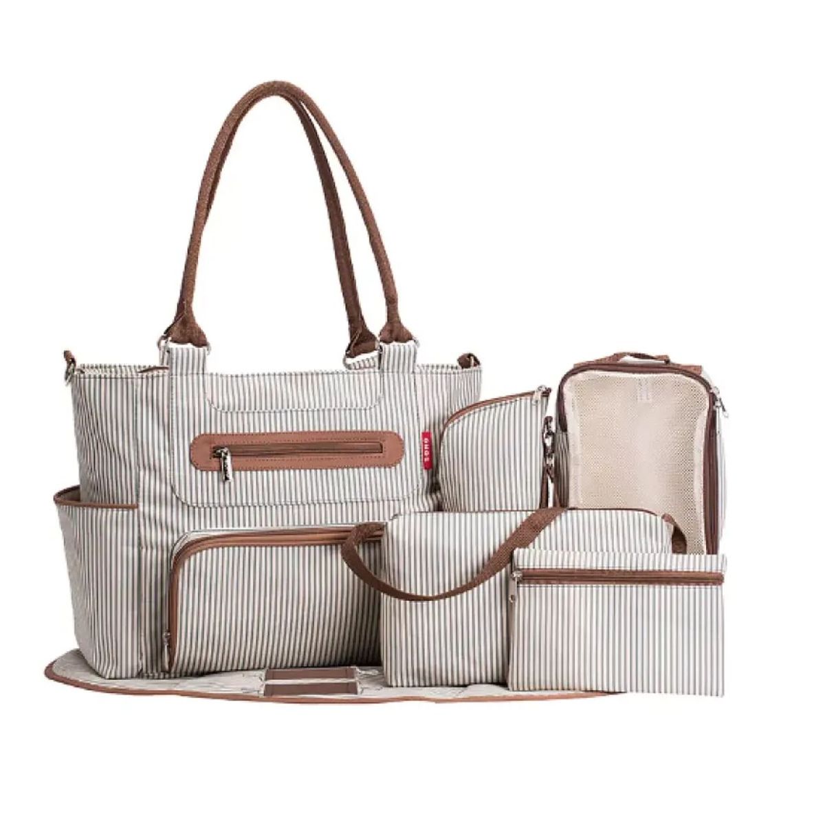 KIDSHOP - Bolso Pañalera Para Bebe Tamaño Grande Niño Y Niña 004 Beige