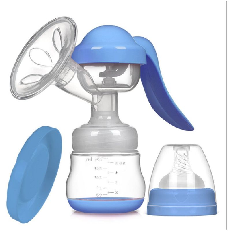 KIDSHOP - Extractor manual leche materna bebés sacaleches azul