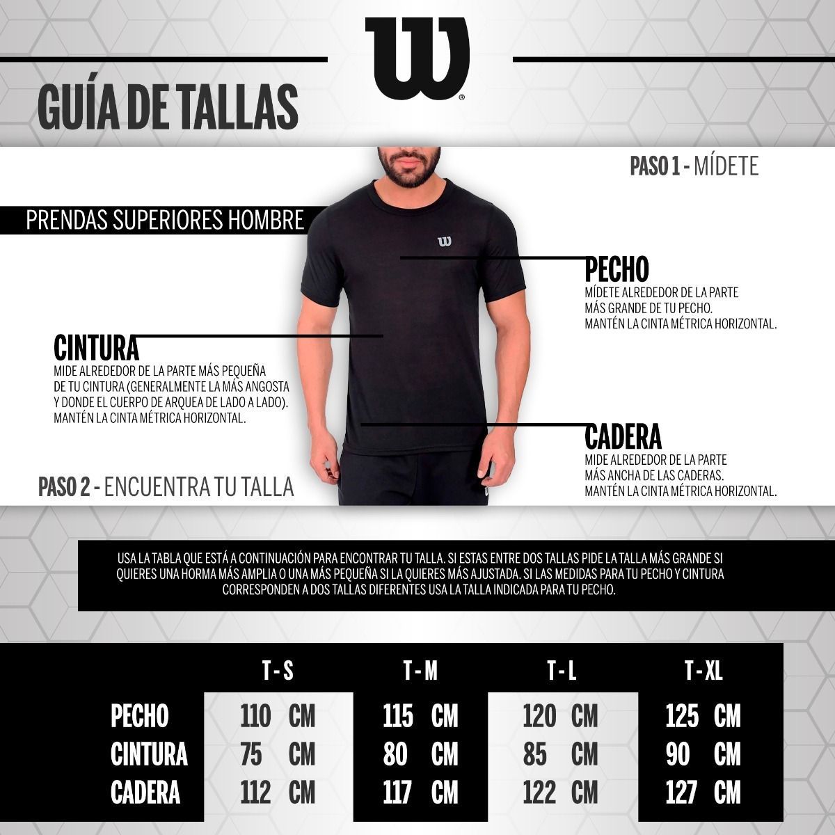 WILSON - Buzo Deportivo Con Capucha Hombre  Wilson Negro.