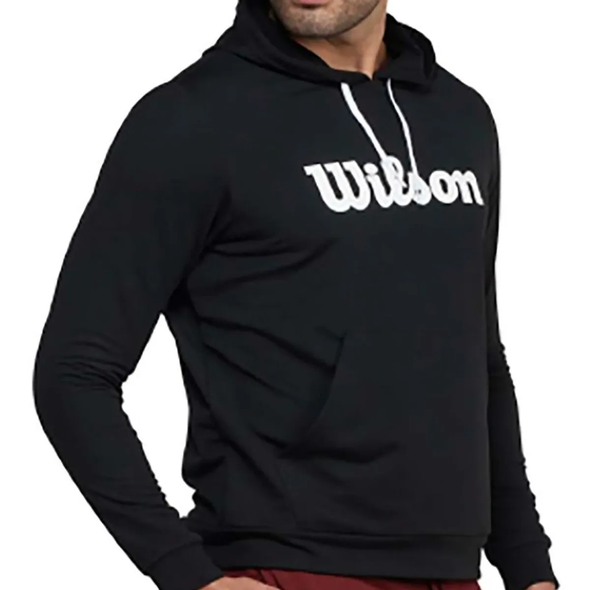 WILSON - Buzo Deportivo Con Capucha Hombre  Wilson Negro.