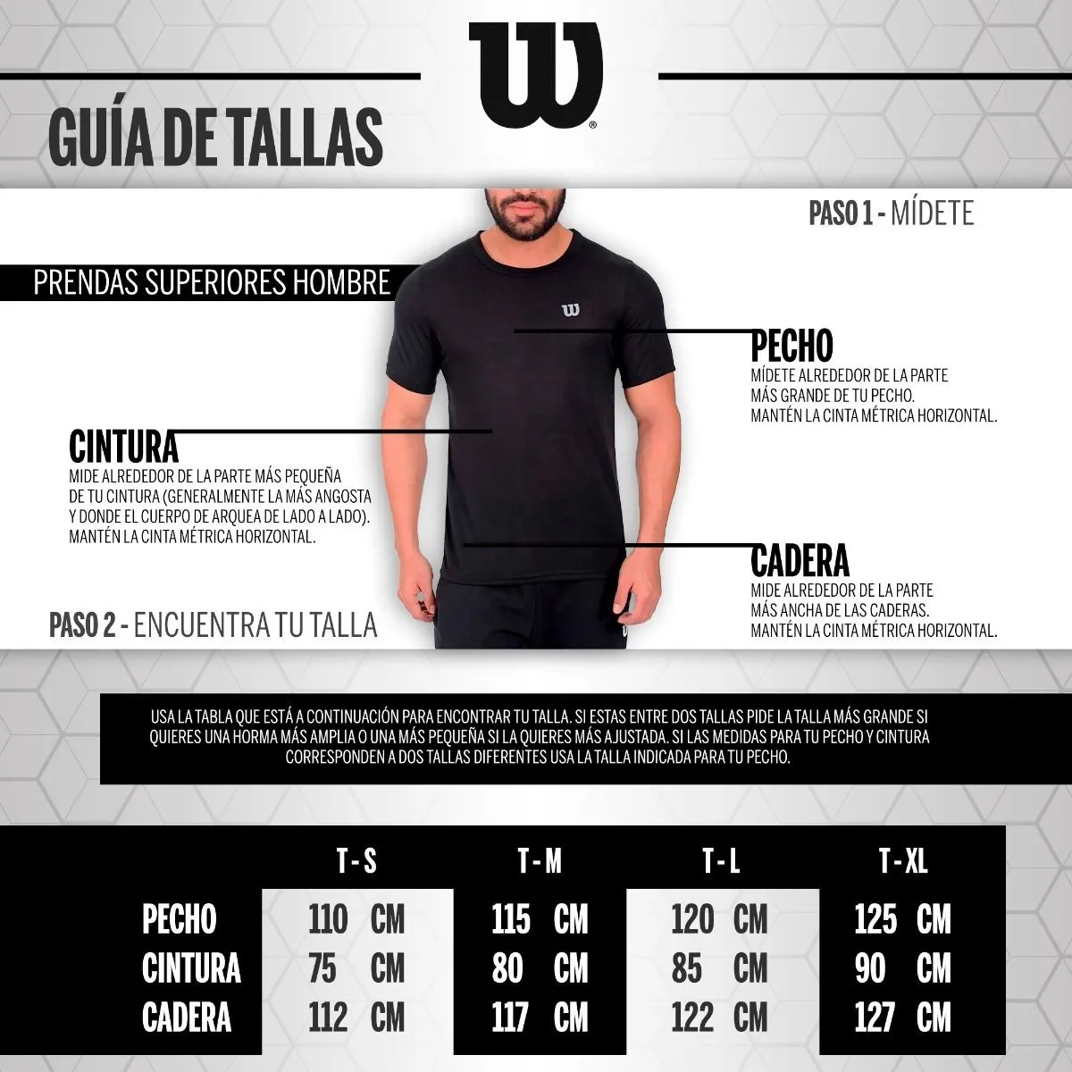 WILSON - Buzo Deportivo Con Capucha Hombre  Wilson Negro.