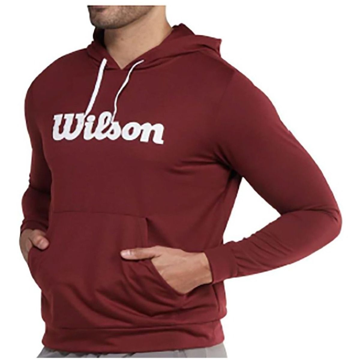 WILSON - Buzo Deportivo Con Capucha Hombre  Wilson Vino.