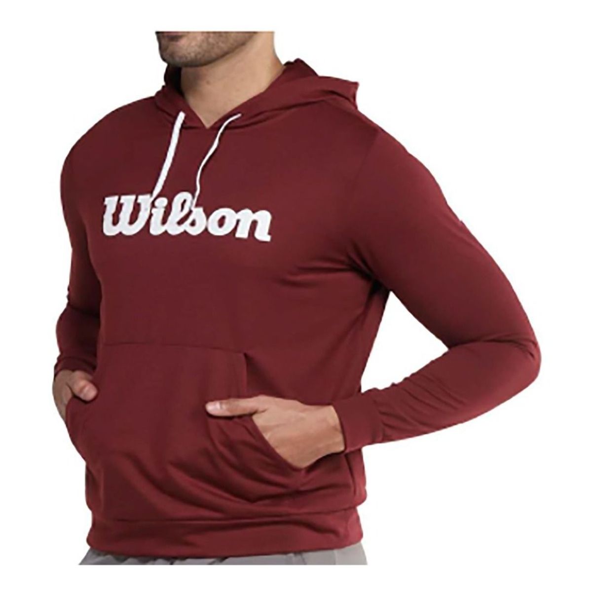 WILSON - Buzo Deportivo Con Capucha Hombre  Wilson Vino.