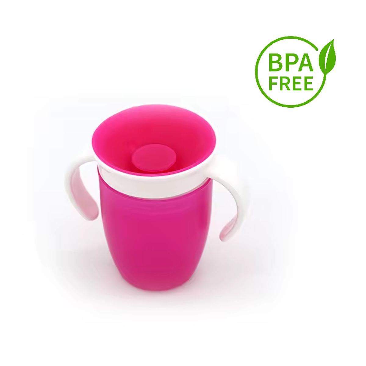 KIDSHOP - Vaso Antiderrame 360 Antigoteo Para Bebe JUY1360 Rosado