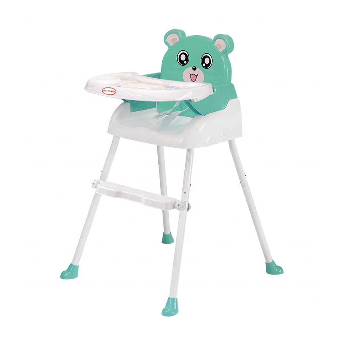 KIDSHOP - Silla De Comer De Bebe Osito 4 En 1 KH319A Verde