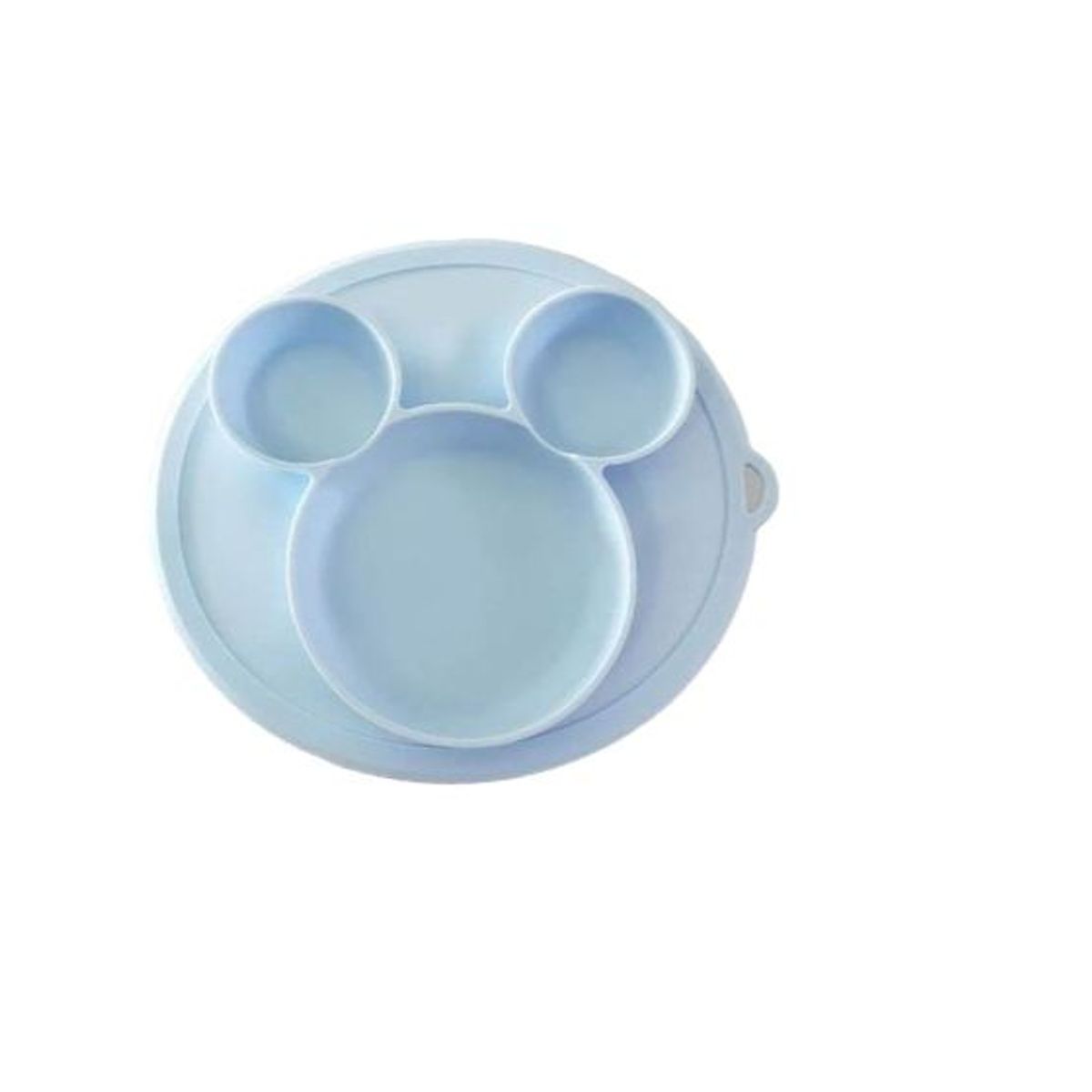 KIDSHOP - Plato Silicona Antideslizante Para Bebé Celeste Hydg-2