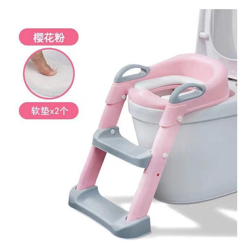 KIDSHOP - Escalera Baño Entrenamiento Inodoro Niños OS1 Rosado