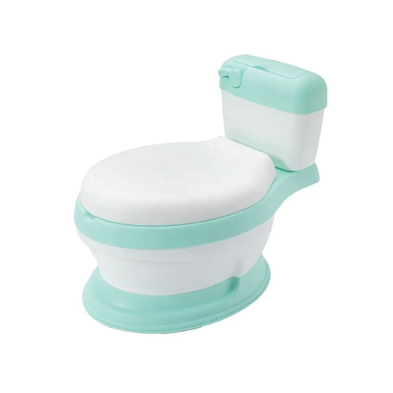 KIDSHOP - Inodoro Vasenilla Para Niños Niñas Acolchada Verde 666-11