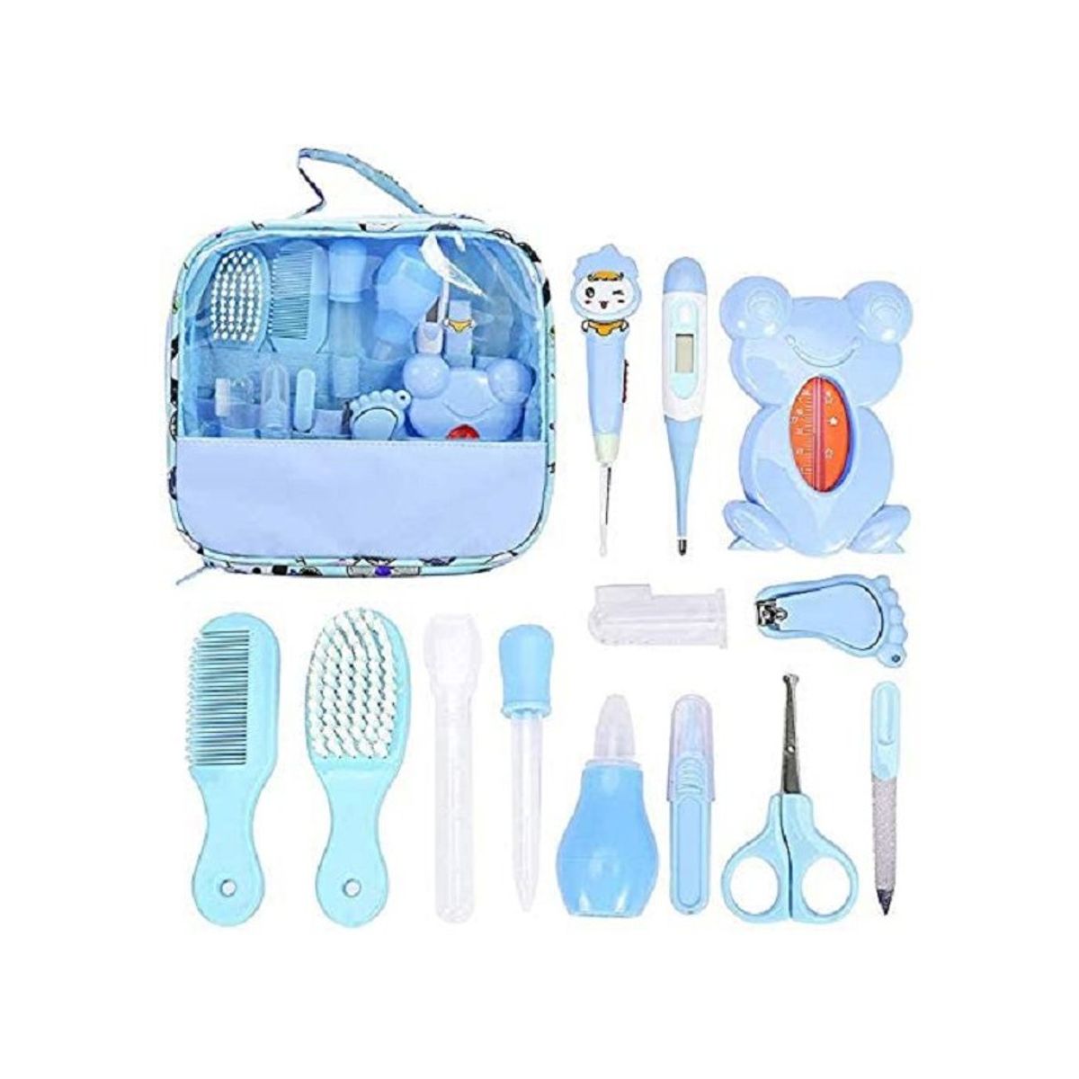 KIDSHOP - Kit De Aseo Cuidado Personal 14 Piezas Z03-601 Azul
