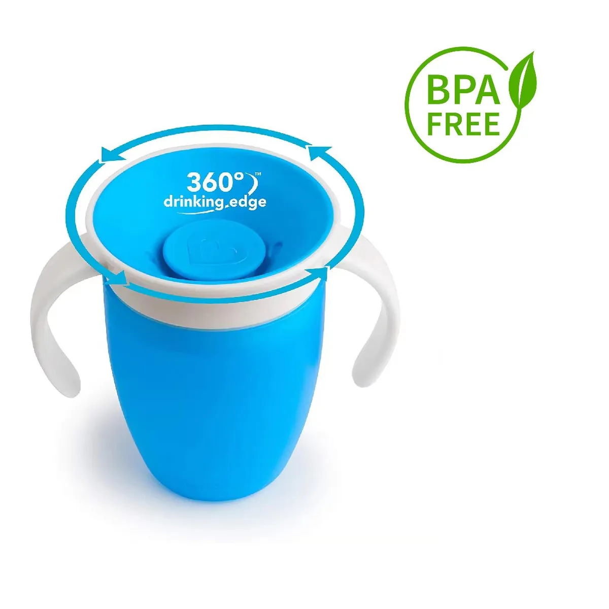 KIDSHOP - Vaso Antiderrame 360 Antigoteo Para Bebe JUY1360 Azul