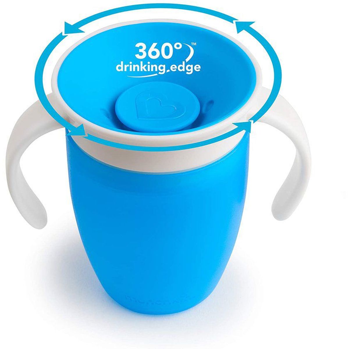 KIDSHOP - Vaso Antiderrame 360 Antigoteo Para Bebe JUY1360 Azul