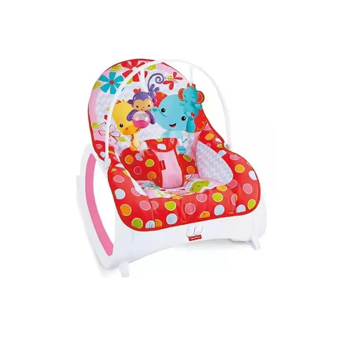 KIDSHOP - Silla Mecedora Vibradora Crece Conmigo 88927 Rosa Fiesta