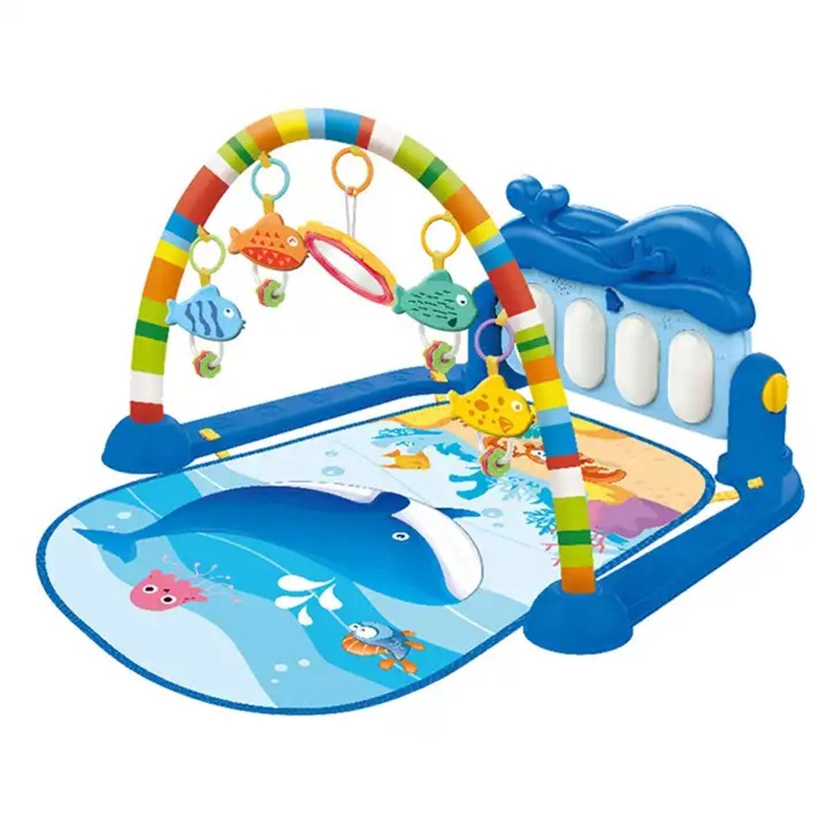 KIDSHOP - Gimnasio Bebe Tapete Piano Musical sonido BALLENA HE0640