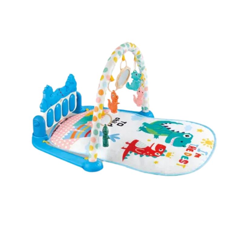 KIDSHOP - Gimnasio Para Bebés Didáctico Piano Sonidos Juego DYR19 Azul