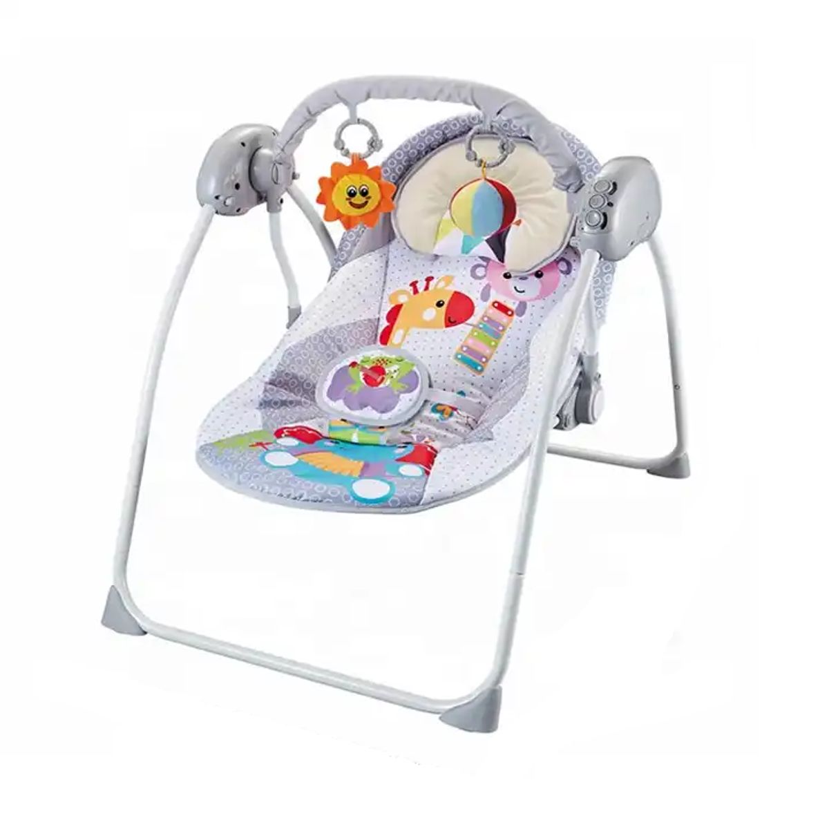 KIDSHOP - Columpio Electrico Mecedora Control Musical Para Bebe 68144