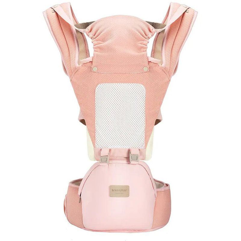 KIDSHOP - Cargador canguro ergonomico asiento para bebe yd0301-tq rosa