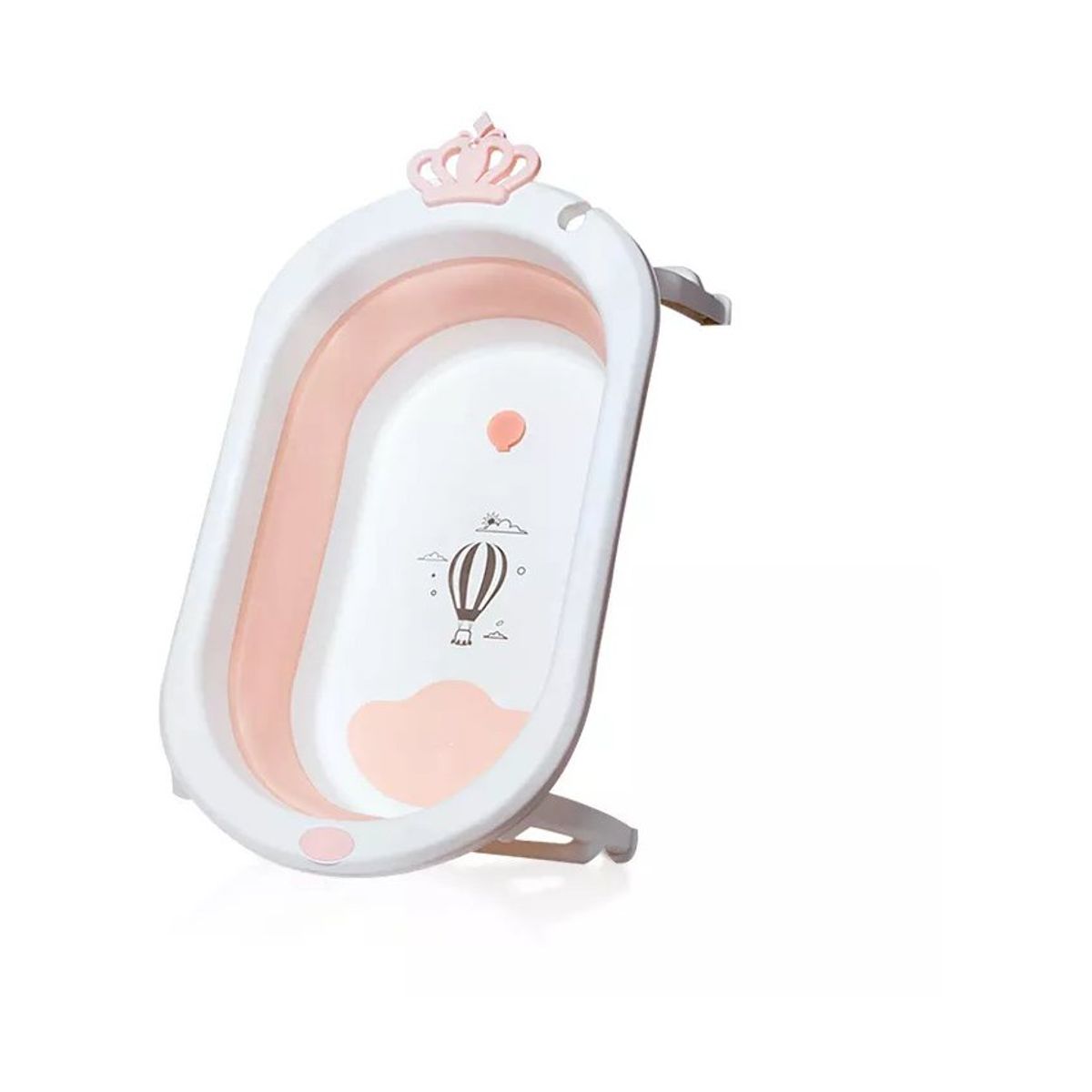 KIDSHOP - Bañera Tina Para Bebe Plegable Portail Rosada 8005