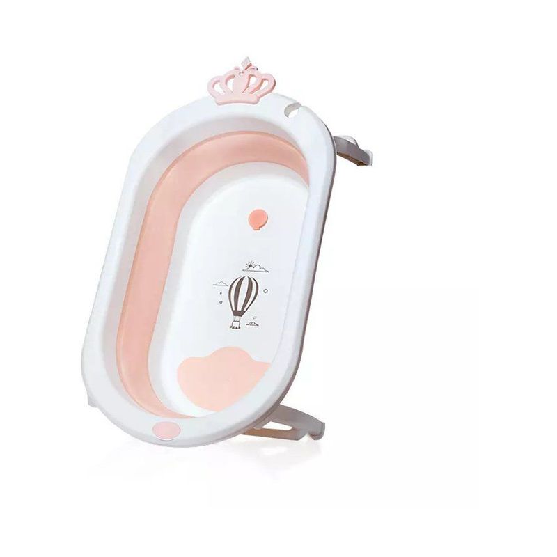 KIDSHOP - Bañera Tina Para Bebe Plegable Portail Rosada 8005
