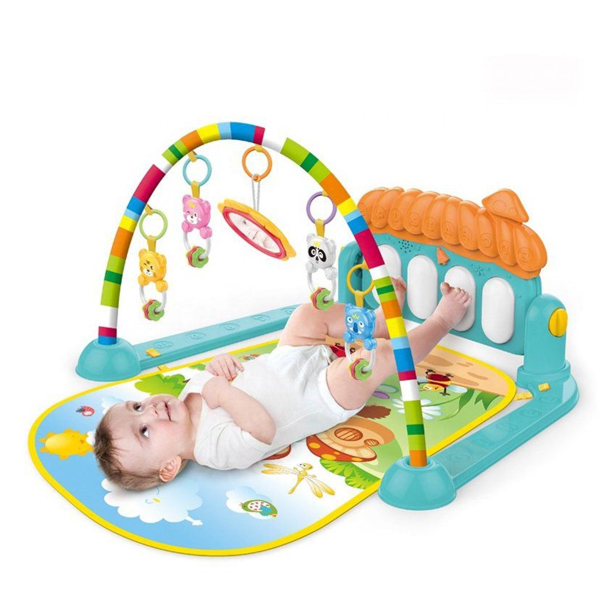 KIDSHOP - Gimnasio Bebe Musical Tapete Piano HE0639