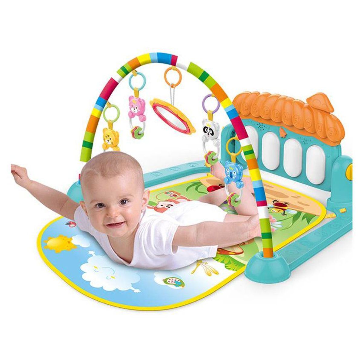 KIDSHOP - Gimnasio Bebe Musical Tapete Piano HE0639