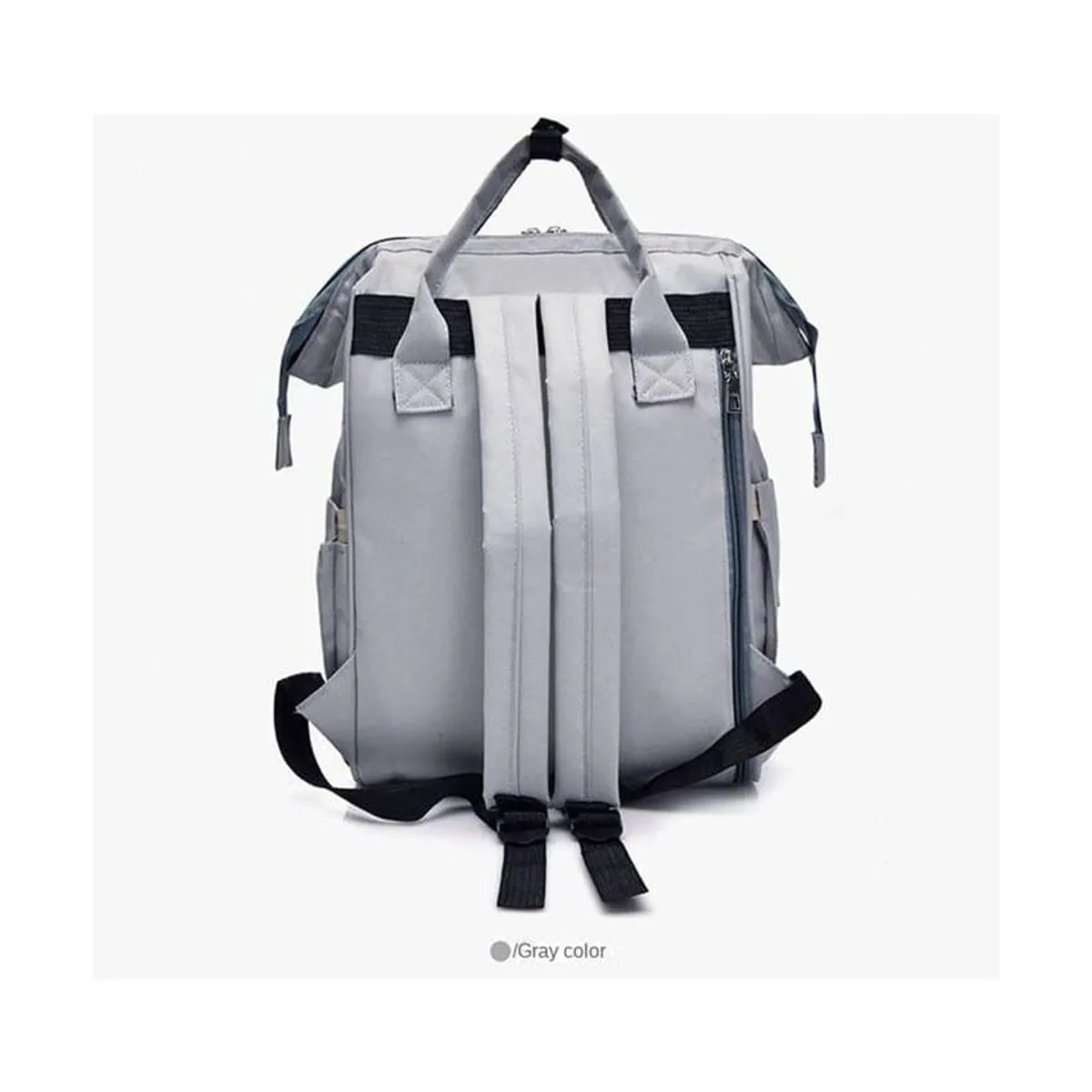 KIDSHOP - Bolso Pañalera Bebé Tipo Morral Nuevo Diseño Osito 1402 Gris-