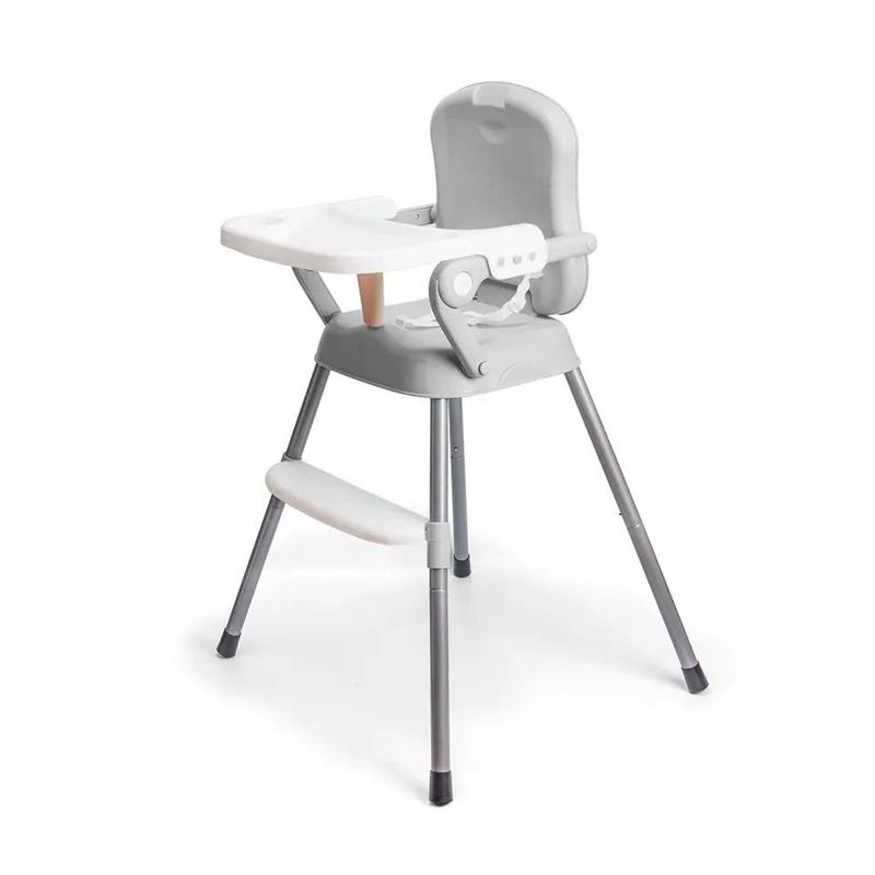 KIDSHOP - Silla comedor bebe 3 en1 portatil kidshop baby gris