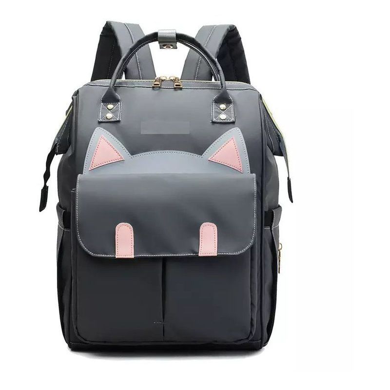 KIDSHOP - Bolso Pañalera Multifuncional Bebe Gatic GRIS OSCURO Ref1406