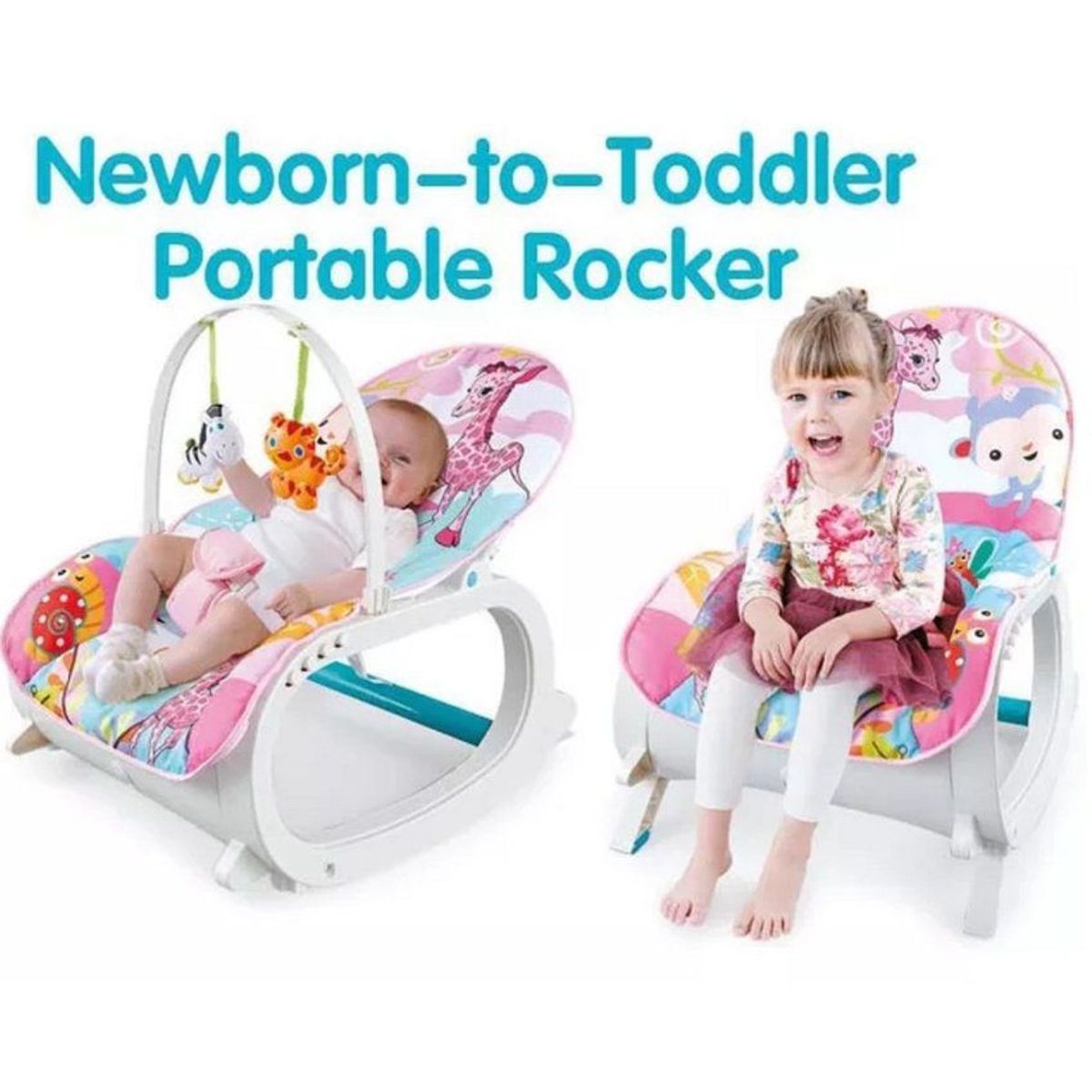 KIDSHOP - Silla Vibradora Crece Conmigo Comedor 7188 SELVA NINA