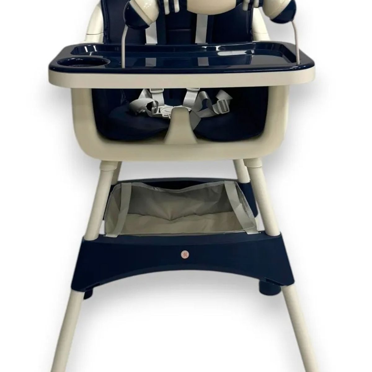 KIDSHOP - Silla Comedor Para Bebé 2 En 1 Freno Juguetes S-360 Azul