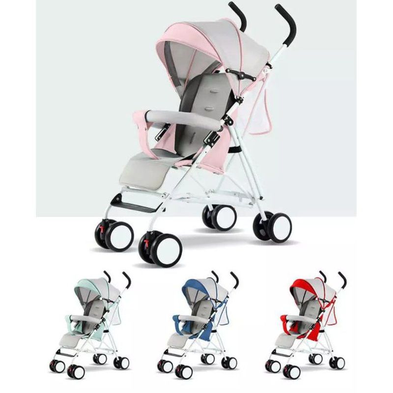 KIDSHOP - Coche para bebe paseador tipo sombrilla  liviano Verde 701-2