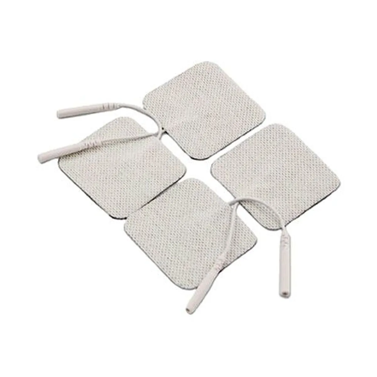 ROSCOE - Electrodos Adhesivos Cuadrados 4 Unidades 5x5 Roscoe Medical Blanco