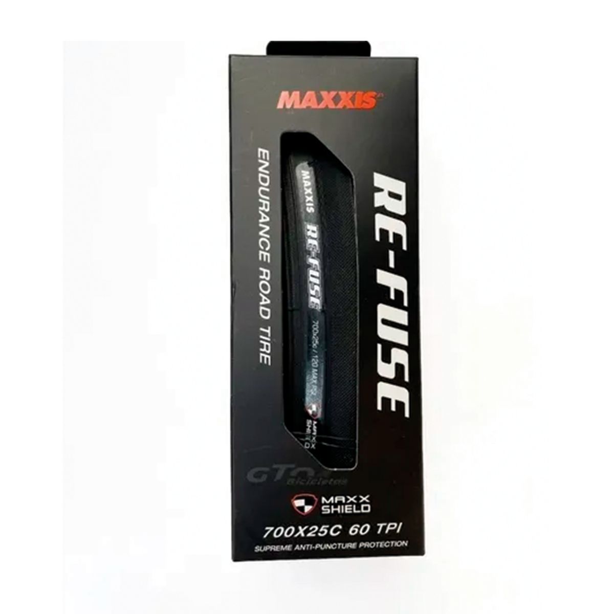 MAXXIS - Llantas de Bicicleta Maxxis RE-FUSE 700x25C Ruta 60 TPI