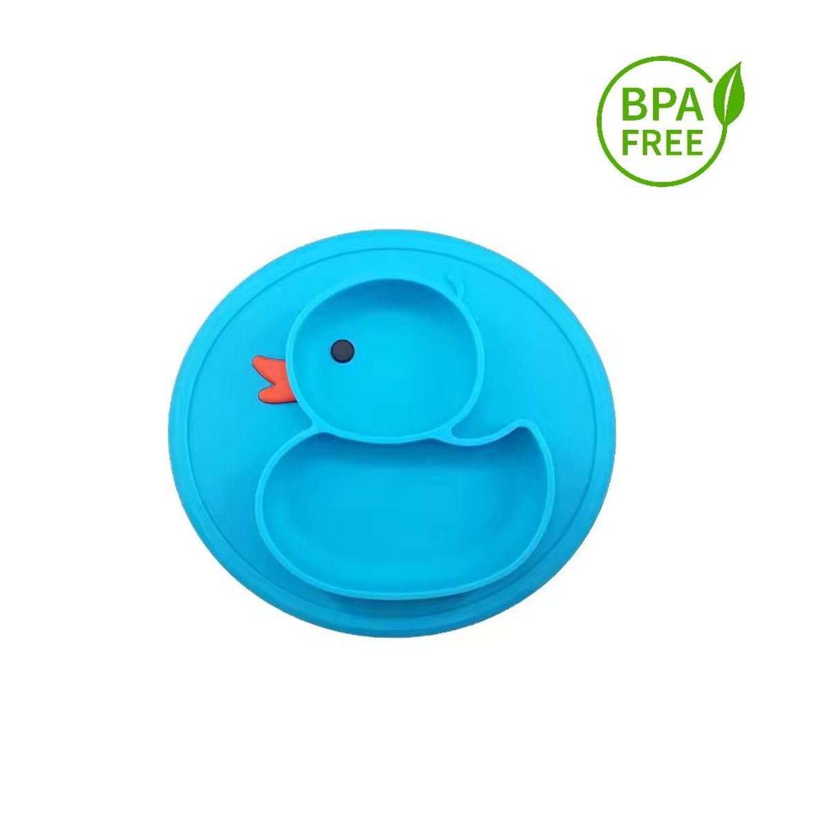KIDSHOP - Plato Silicona Antideslizante Para Bebé DG1 Azul