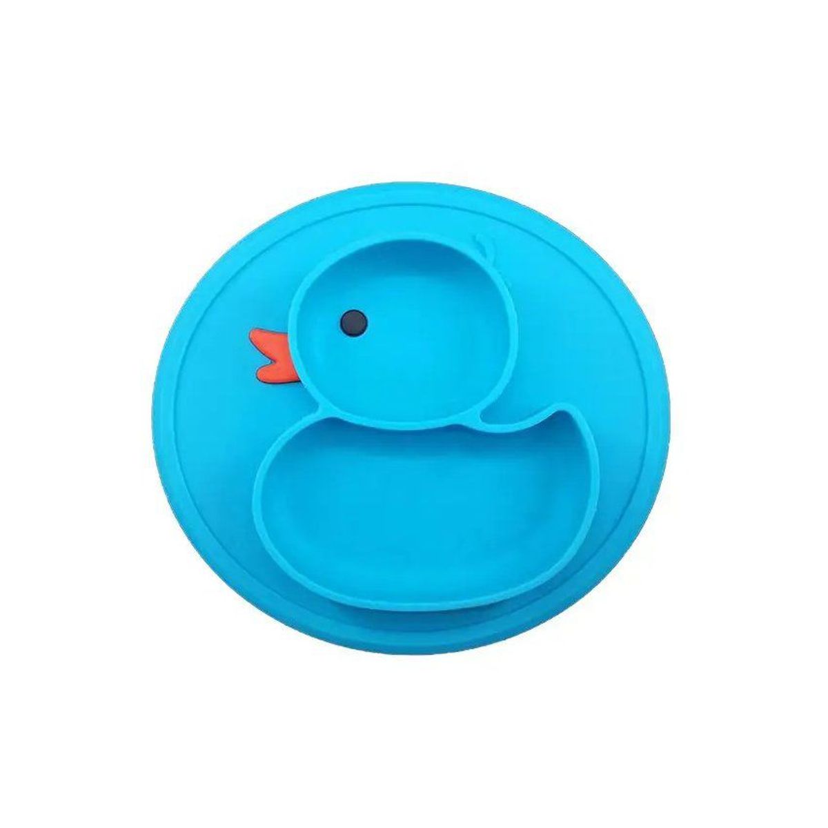 KIDSHOP - Plato Silicona Antideslizante Para Bebé DG1 Azul
